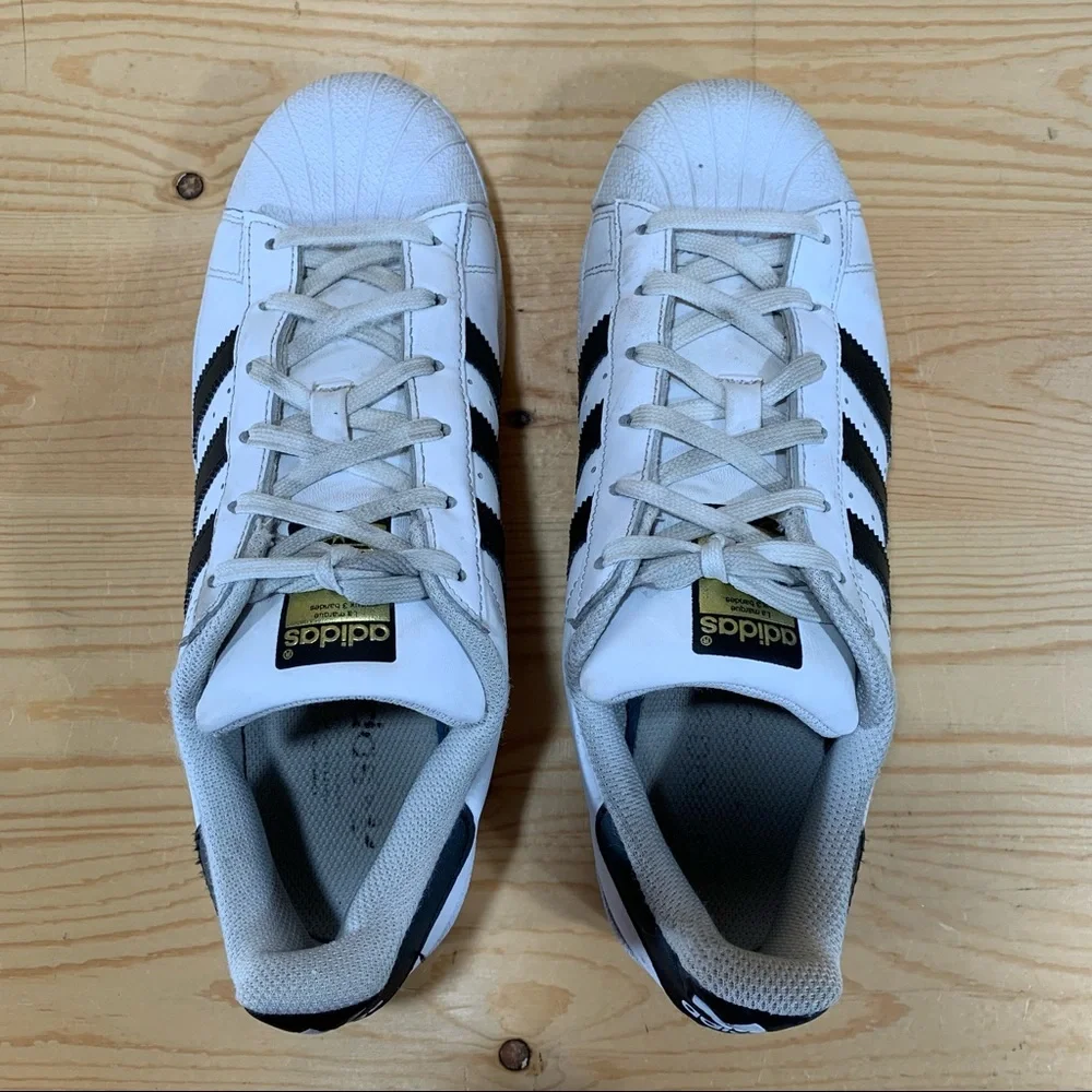 AdIdas Superstar Sneakers Shoes # C77124 Men’s Size 7 Cloud White/Core Black